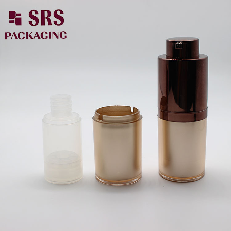 A020 SRS Empty Cosmetic Acrylic Airless Pump Bottle for Skin Care