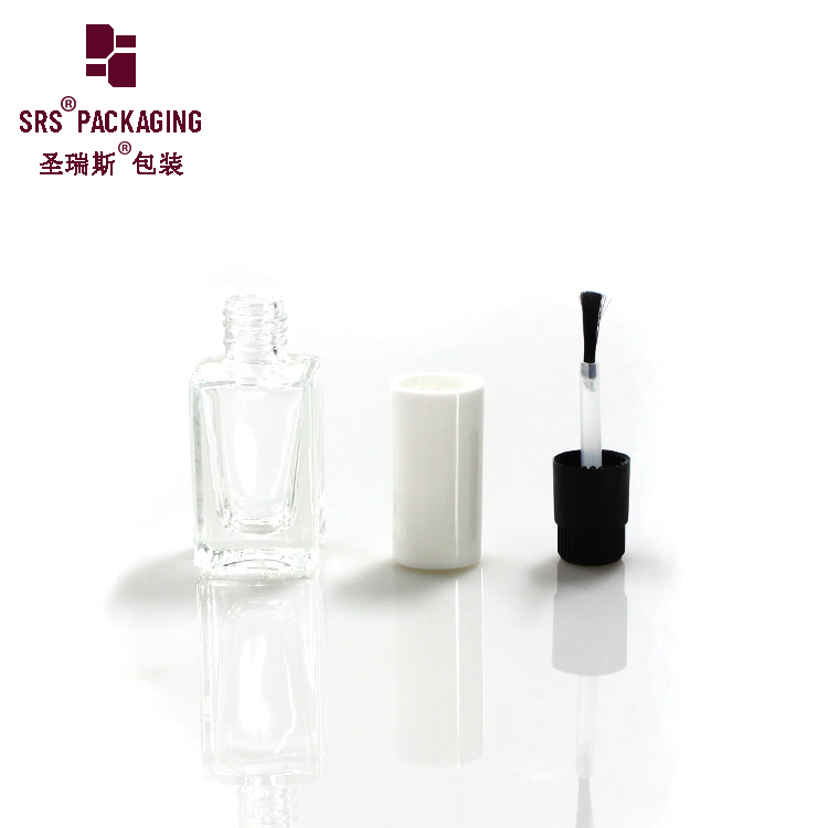 Wholesale Pretty empty different kinds of clear 8ml empty glass bottle of nail polish 