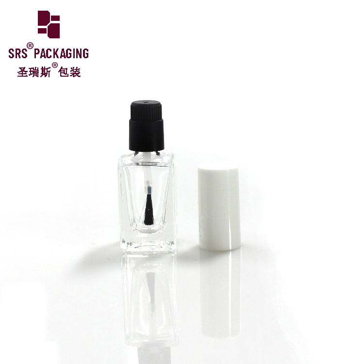 Wholesale Pretty empty different kinds of clear 8ml empty glass bottle of nail polish 