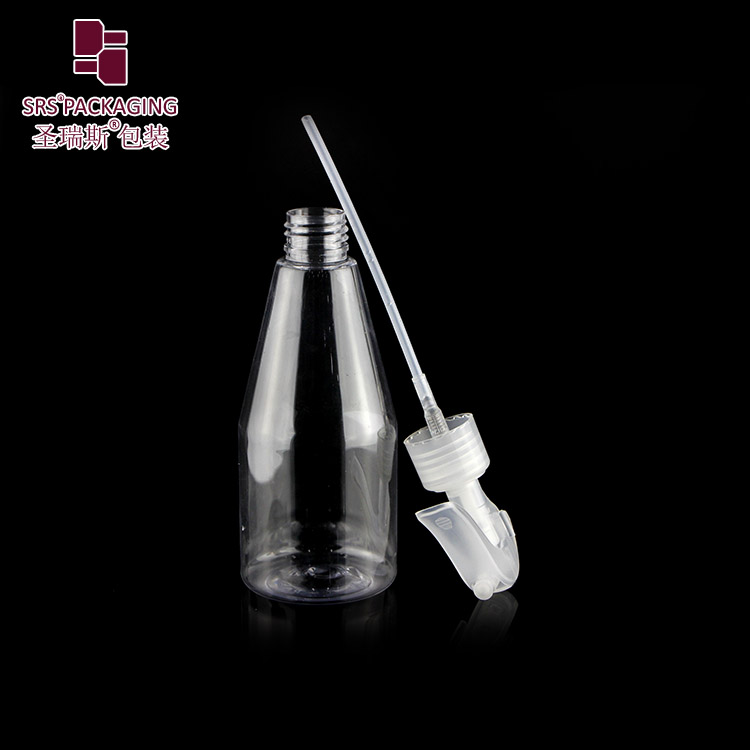 SRS travel bottle cosmetic biodegradable refillable 200ml hand sanitizer tiger sprayer bottle for disinfectant 