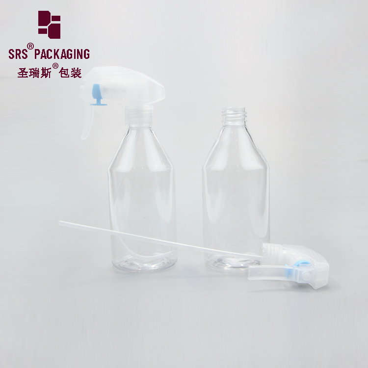 Factory production refillable durable large volume 300ml pet bottle for cosmetic use packaging