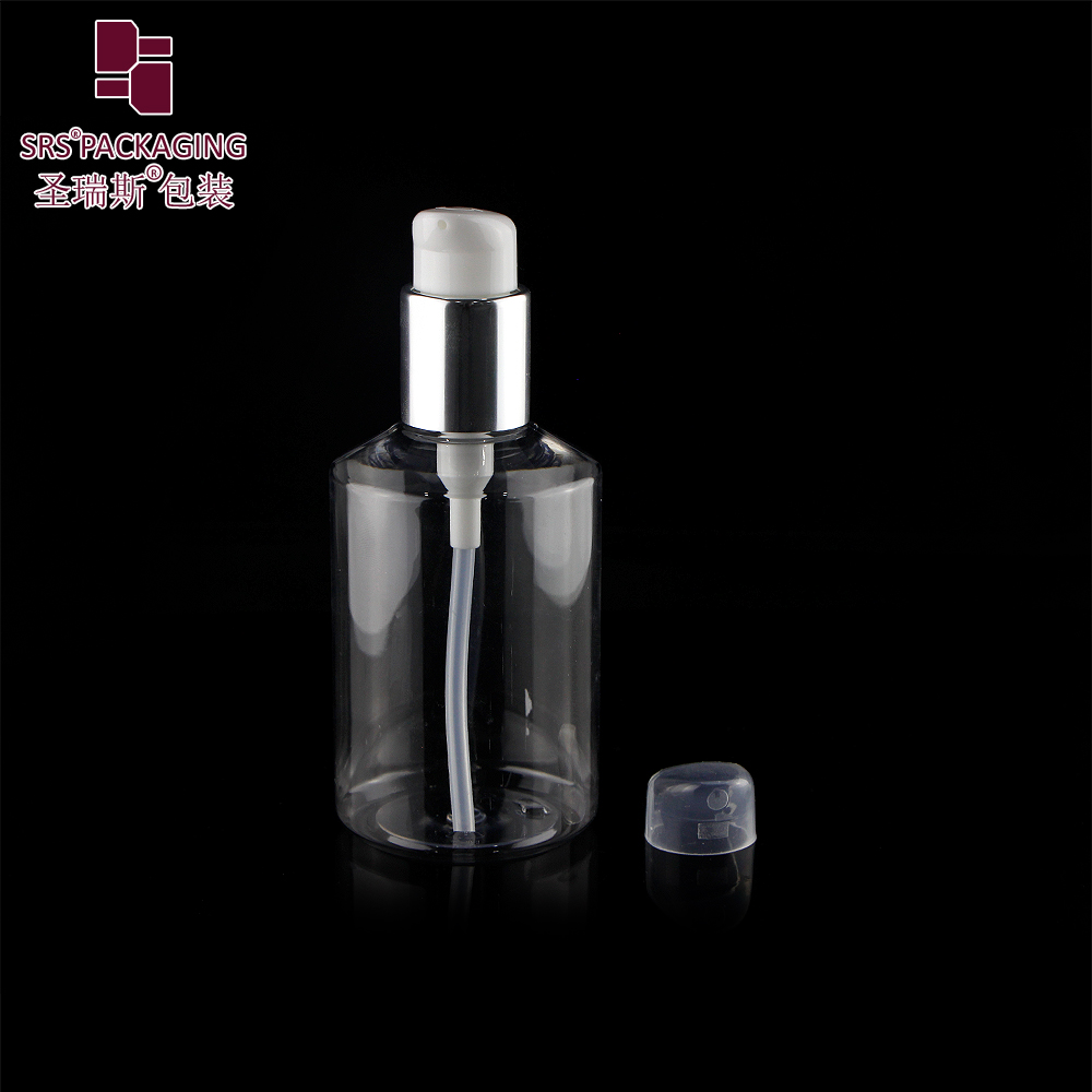 Recycled PET PCR cosmetic skin care packaging 200ml pump bottle for lotion
