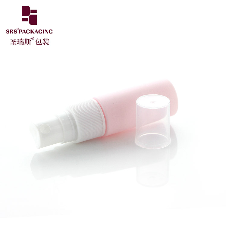 Eco friendly 13ml 15ml 20ml 30ml 50ml 100ml cosmetic PET bottle white pump plastic spray container