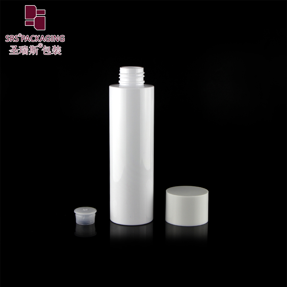 Wholesale custom pet plastic lotion pump bottle eco-friendly cosmetic packaging 150ml