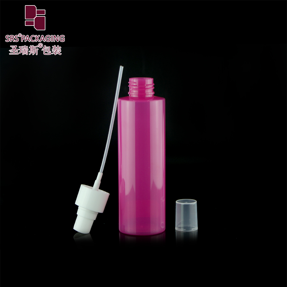 bamboo collar 150ml custom color plastic empty spray pet pump bottle