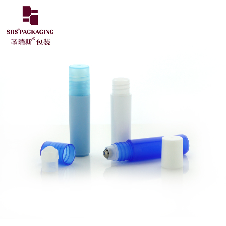 5ml customized color plastic recycle PP roller perfume bottle in stock