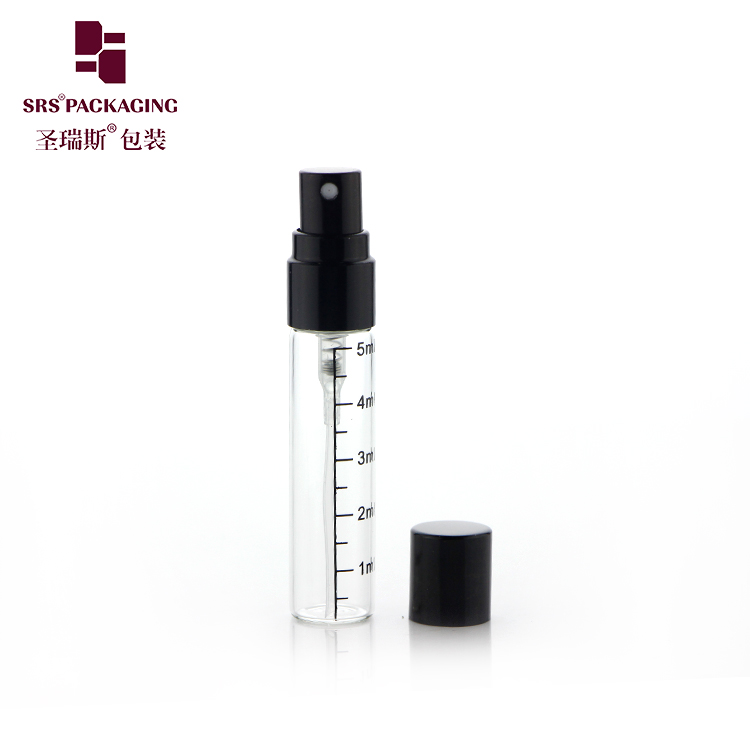 30Pcs 3ml 5ml 10ml Portable Refillable Clear Glass Empty Sprayer Perfume  Bottles Cosmetic Atomizers Spray Bottle Container for Travel Party Must