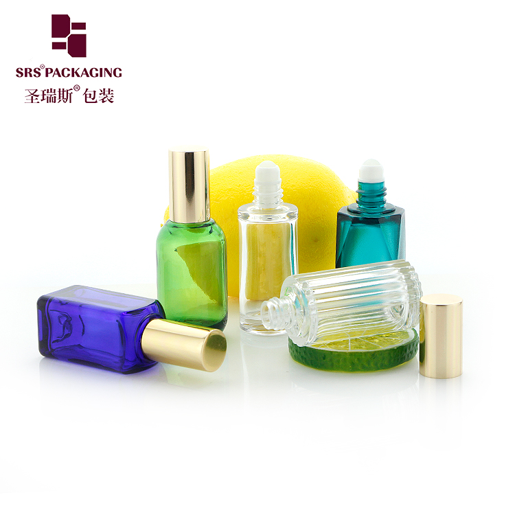 Luxury Unique Shape 12ml 15ml 16ml 18ml 20ml Custom Plastic Roll On Perfume Pocket Bottle