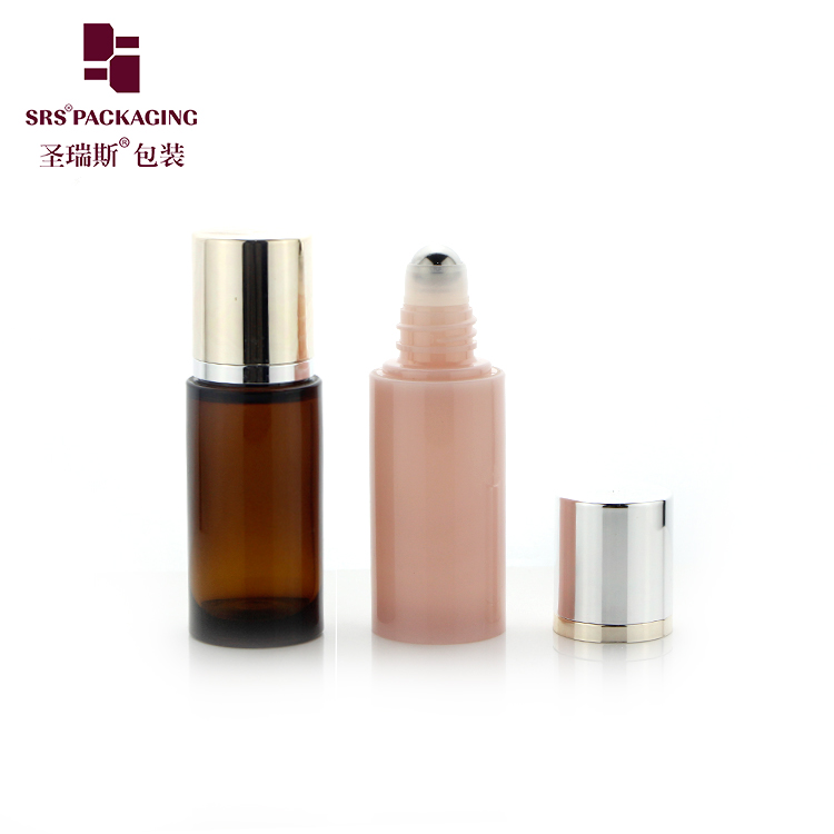 New massage tube empty 18ml 20ml clear roller bottles essential oil wholesale