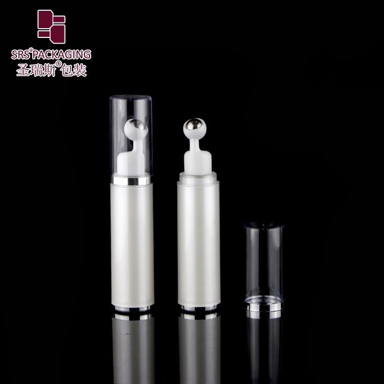 High Quality Eye Cream Applicator 4ml 6ml 15ml Airless Pressed Roll On Bottle For Cosmetic Packaging