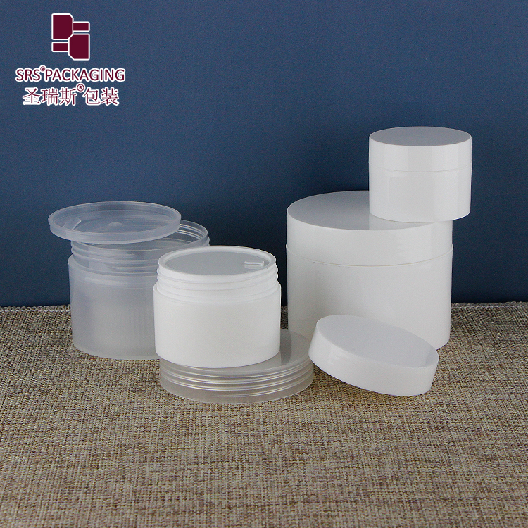 SRSK wholesale 5g 8g 15g 30g 50g 100g 150g 200g 250g empty plastic cosmetic containers Jars 