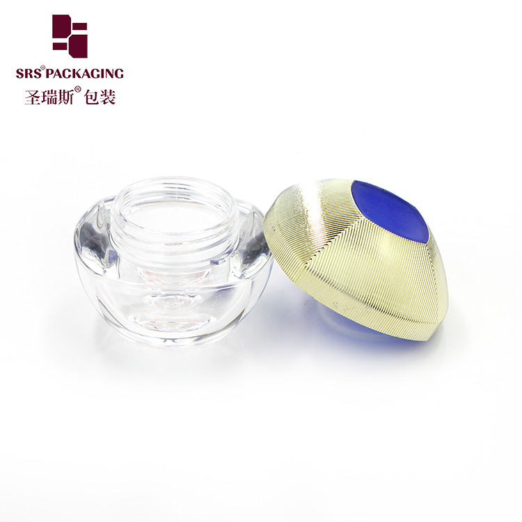 J105 Small sizes 5g 10g nail gel lip oil beauty cream jars plastic acrylic packaging