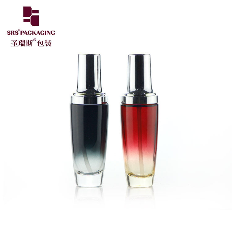 L317 30ml 50ml 120ml Cosmetic Dropper Serum Glass Bottle Empty Luxury Lotion Pump Bottle