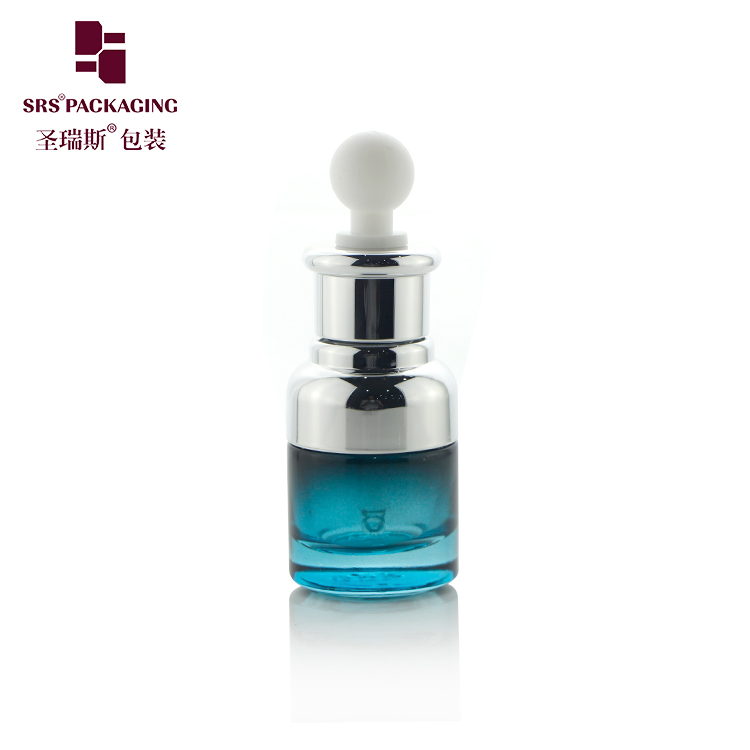 PAG006 New design Customized Essential Oil glass dropper bottle for serum cosmetic packaging 20ml