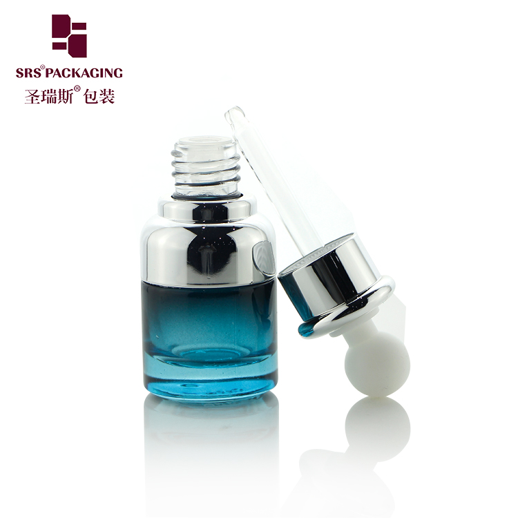 PAG006 New design Customized Essential Oil glass dropper bottle for serum cosmetic packaging 20ml