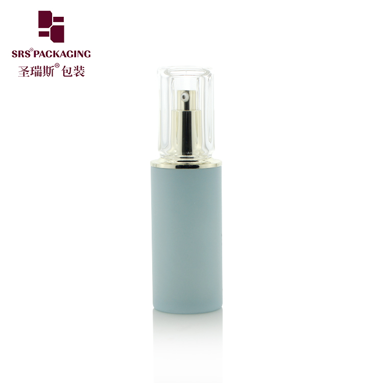 luxury pet bottle with pump eco friendly cosmetic lotion/cream/gel/serum packaging bottle 50ml