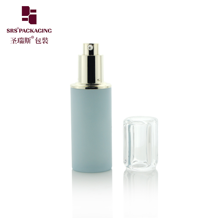 luxury pet bottle with pump eco friendly cosmetic lotion/cream/gel/serum packaging bottle 50ml