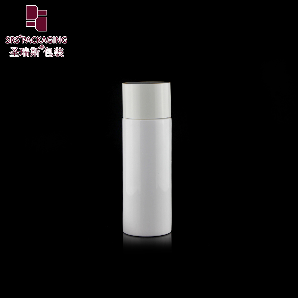 Wholesale Custom White Recyclable 100ml Plastic Pet Face Lotion Toner Bottle With Screw Cap