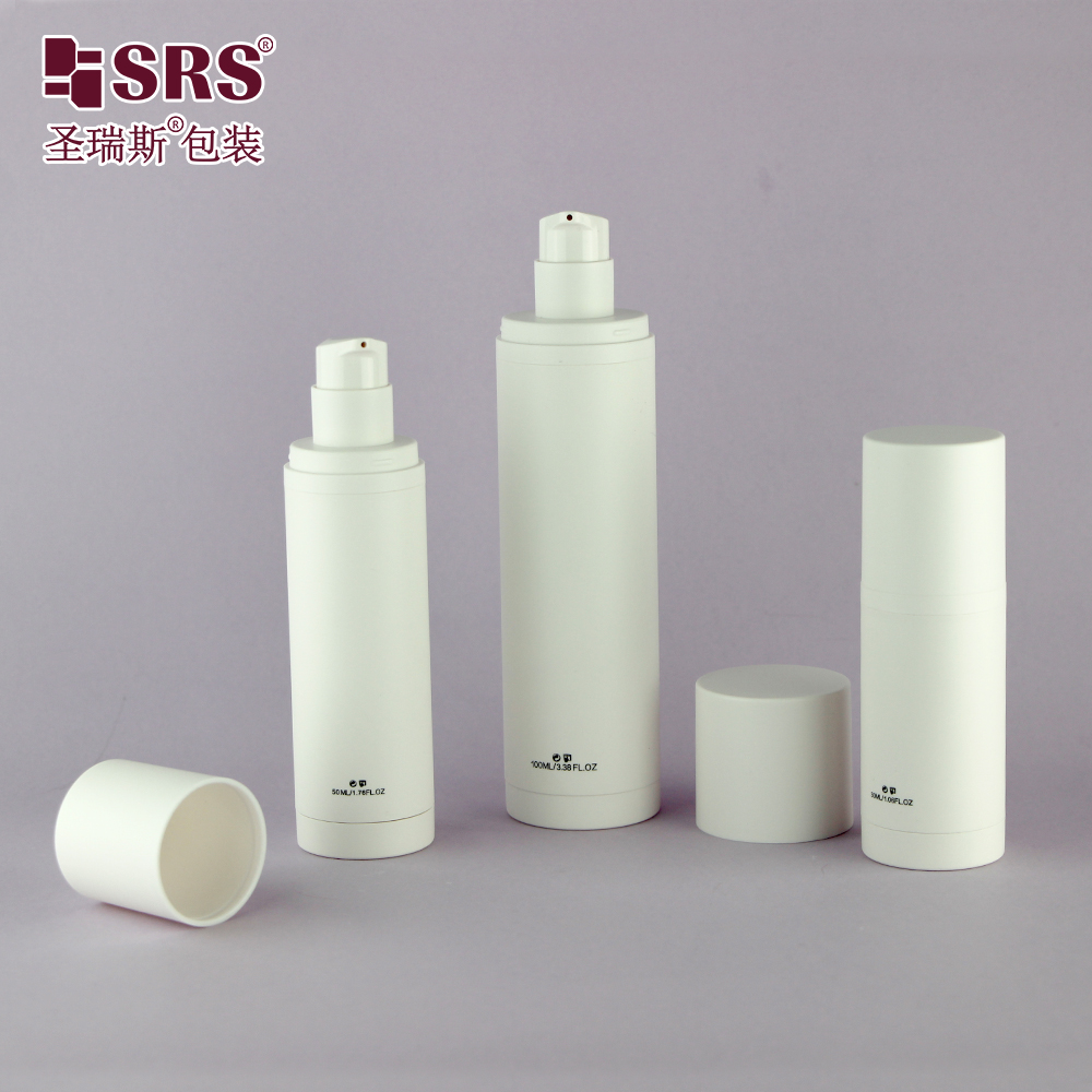 Replaceable 30ml 50ml 100ml PP PCR Recyclable Empty Airless pump Bottle