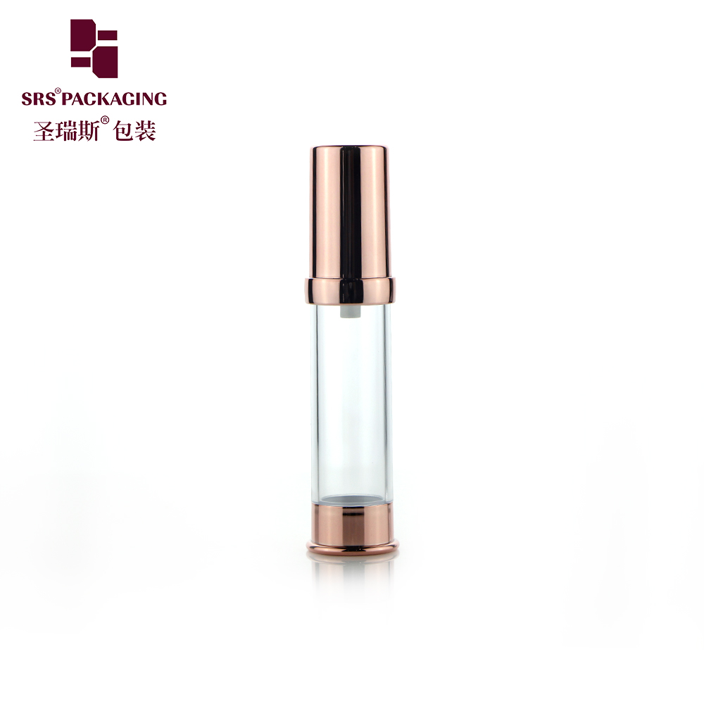 AS plastic 10ml15ml 20ml 30ml Custom Cosmetic Lotion Spray Airless Pump Bottle