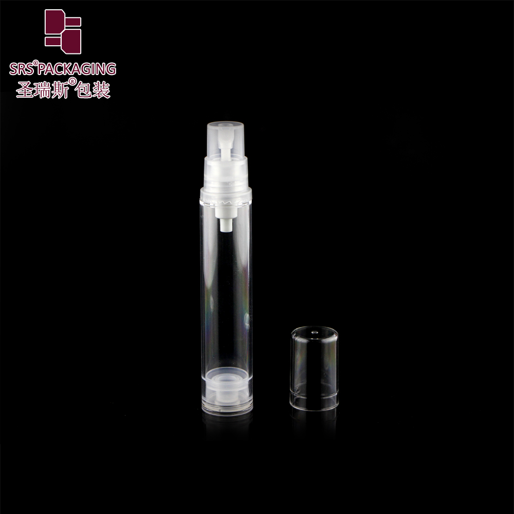 15ML 20ML Transparent White Cylinder Cosmetics AS Pump Spray Perfume Plastic Bottle