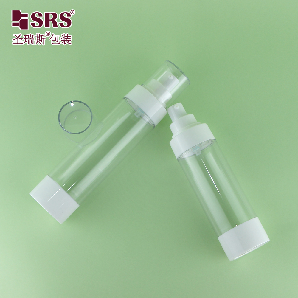 80ml 100ml 120ml Big Size Airless Bottle Plastic Airless Bottle For Cosmetic Facial Care Packaging