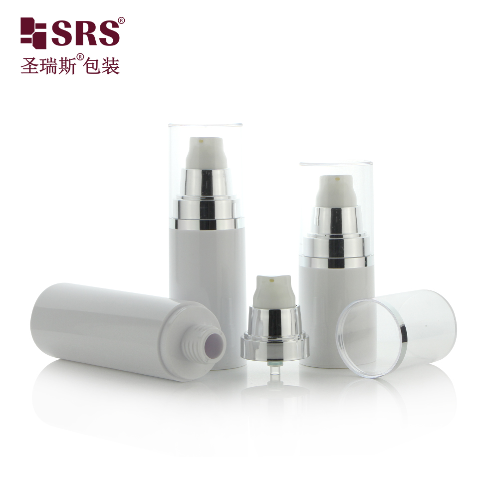 Empty AS Plastic Cosmetic Packaging Serum Lotion 30ml 50ml 60ml 80ml 100ml Vacuum Pump Airless Bottle
