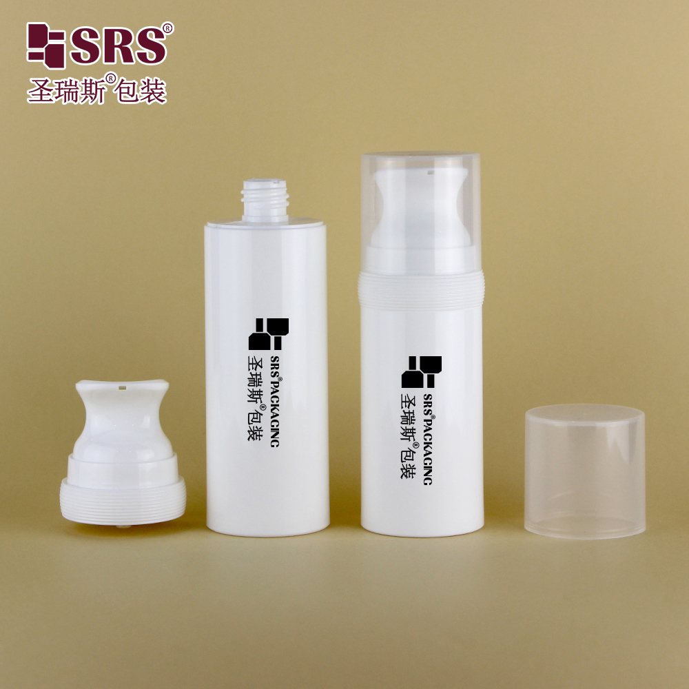 New Design Eco-friendly Plastic PP Cosmetic 80ml 100ml Airless Pump Bottle For Skin Care Cosmetics