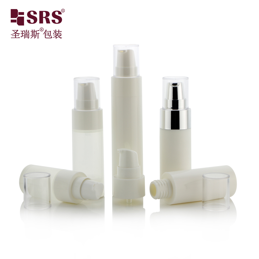 Customized PP Plastic Empty 15ml 30ml 50ml Airless Cream Bottle For Lotion Cosmetics