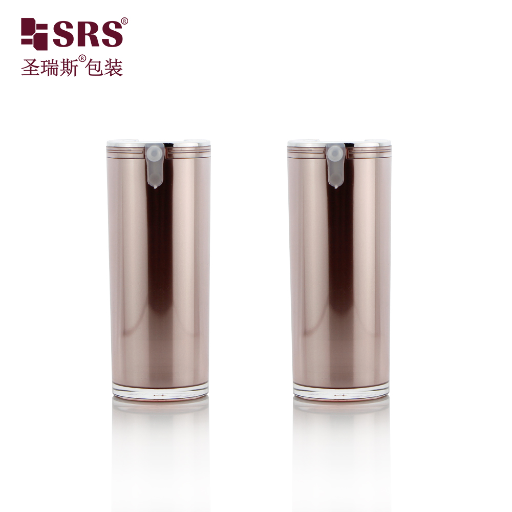 A021 Custom Luxury Cosmetic Airless Pump Bottles Packaging For Skincare 15ml 30ml 50ml
