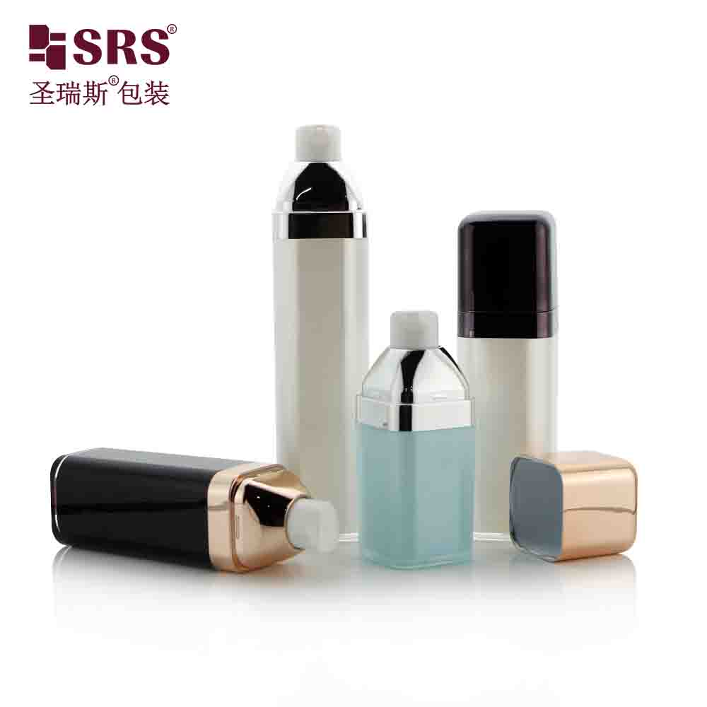 A056 Custom Luxury Cosmetic Airless Pump Bottles Packaging For Skincare 15ML 30ML50ml