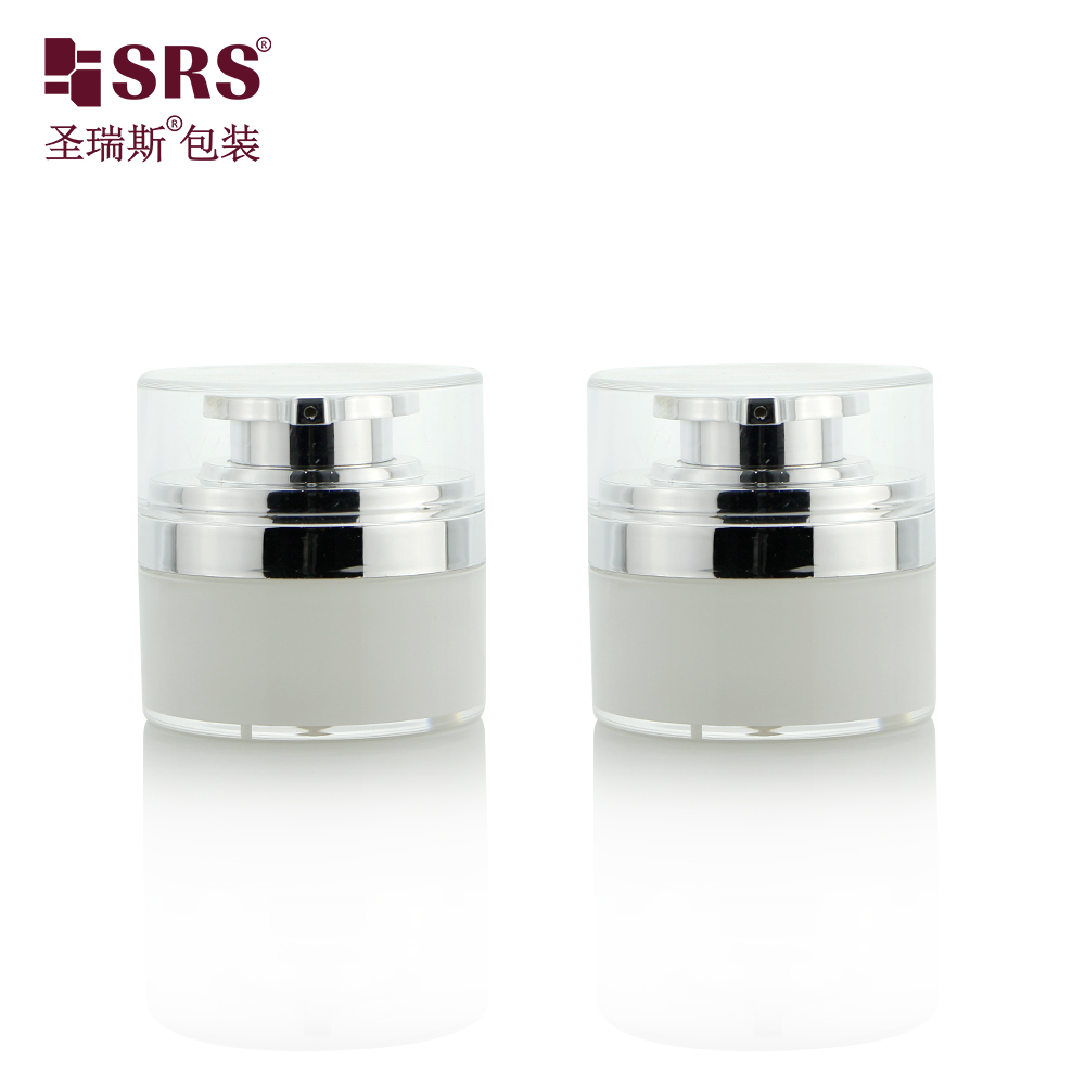 A103 Hot Sale 30G 50g 70G  Acrylic Round Empty Luxury Cosmetic cream empty acrylic jar Face Cream Jar