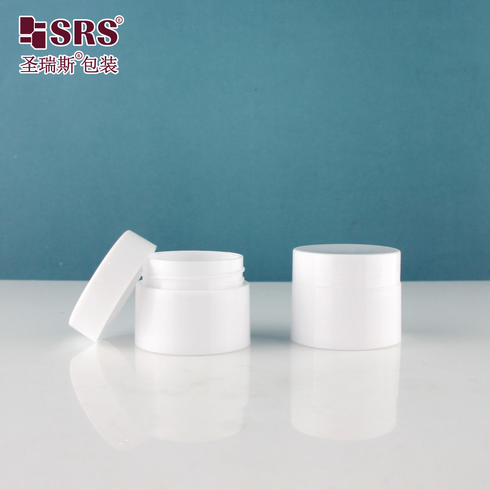Factory In Stock Double Wall Glossy PP Face Cream 3g 5g 10g 15g 20g 30g 50g 100g 120g150g Plastic Cosmetic Jar