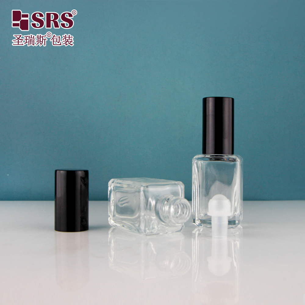 Wholesale Empty Square 10ml Thick Bottom Glass Perfume Bottle Packaging