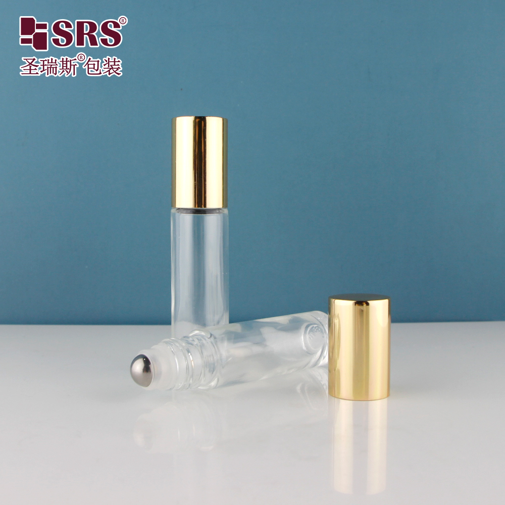 Customization Glass Empty Roller Bottle For Perfume Fragrance Oil Packaging rollon 8 ml
