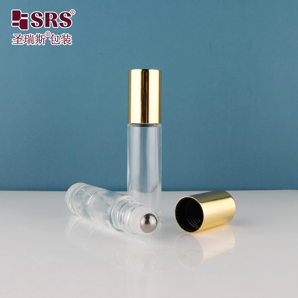 Customization Glass Empty Roller Bottle For Perfume Fragrance Oil Packaging rollon 8 ml