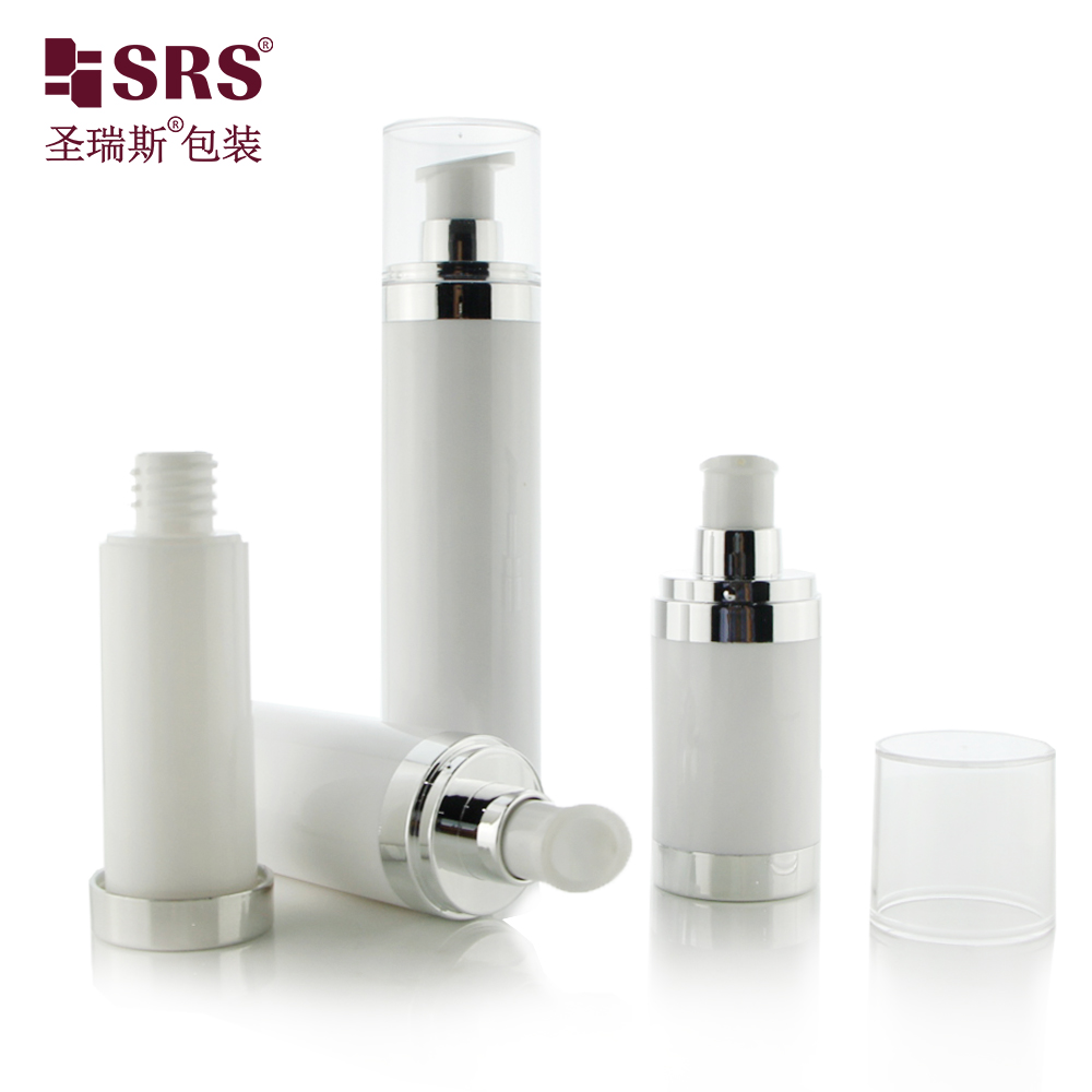 Custom Empty 15ml 30ml 50ml Cream Cosmetic Lotion Luxury Plastic AS Airless Pump Bottle