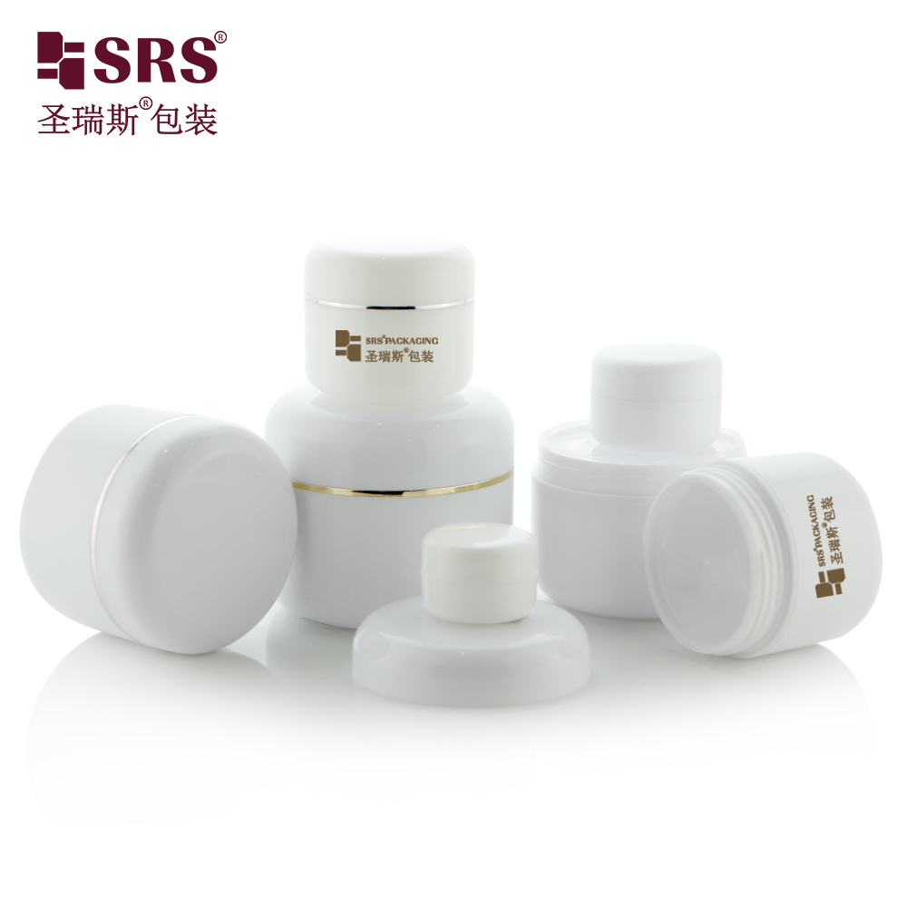 Low Moq 5g 10g 15g 20g 30g 50g 60g 100g 200g  Empty White Body Butter Jars Plastic Jar Container