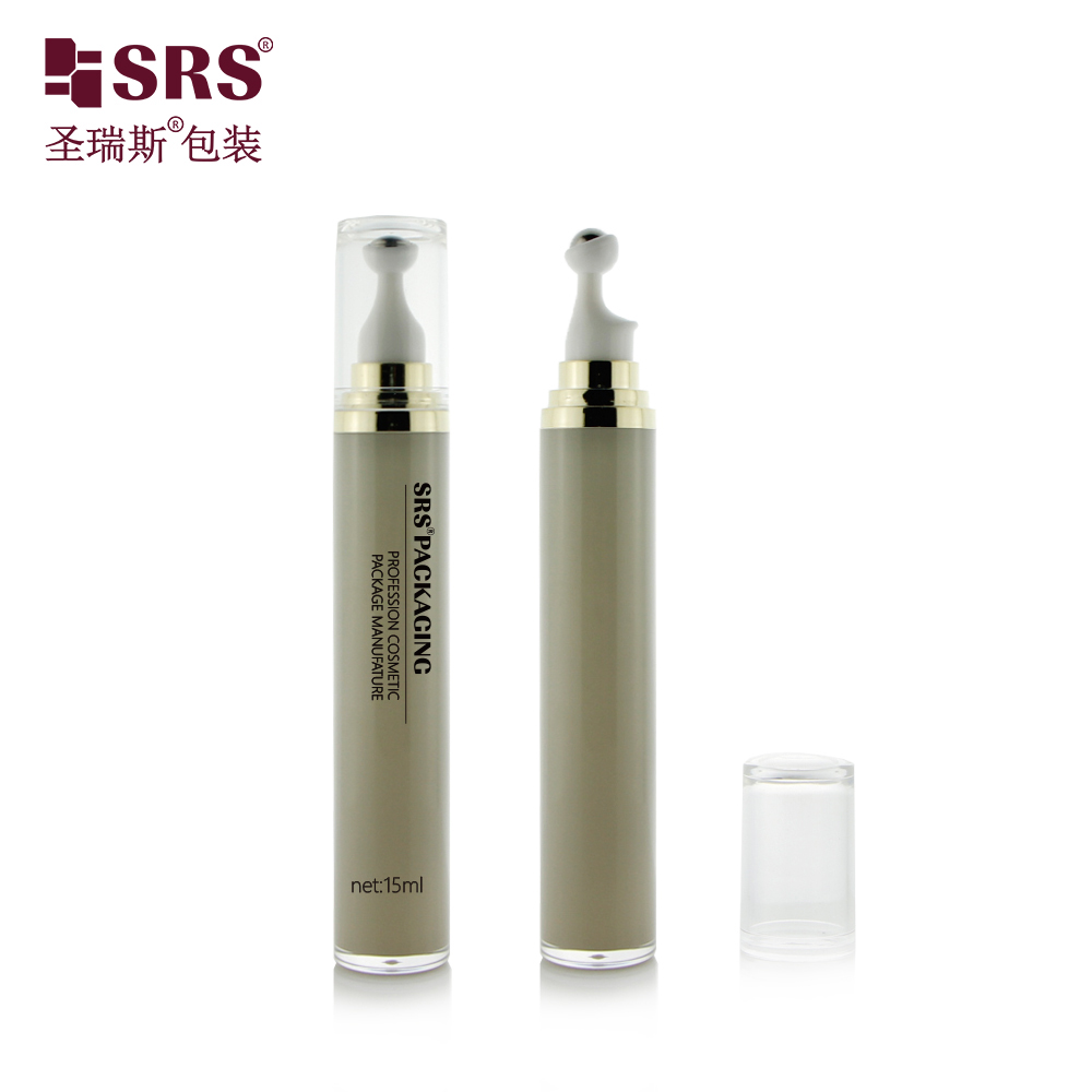 SRS PACKAGING Acrylic Empty Cosmetic Serum Roll On Eye Cream Bottle