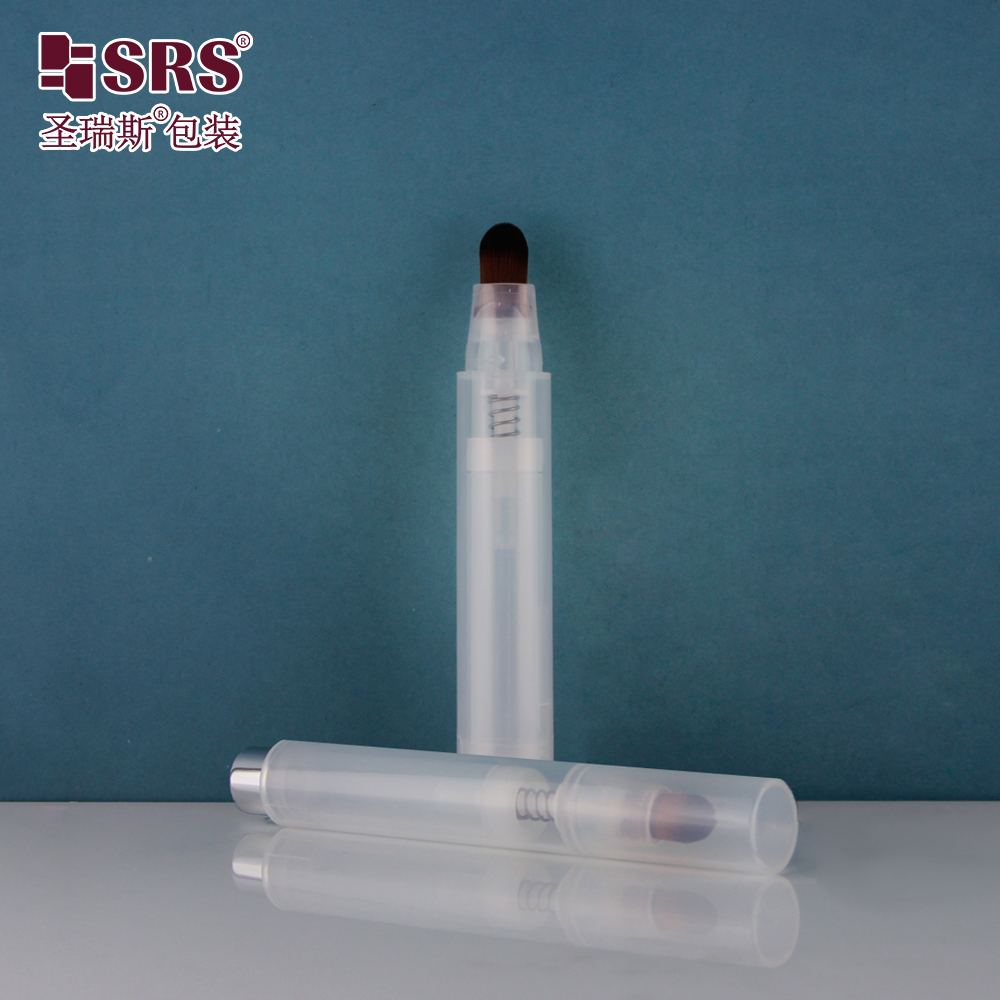 Custom 5ml Cosmetic Pen Bottle Brush Tip Concealer Foundation Makeup Plastic Packaging