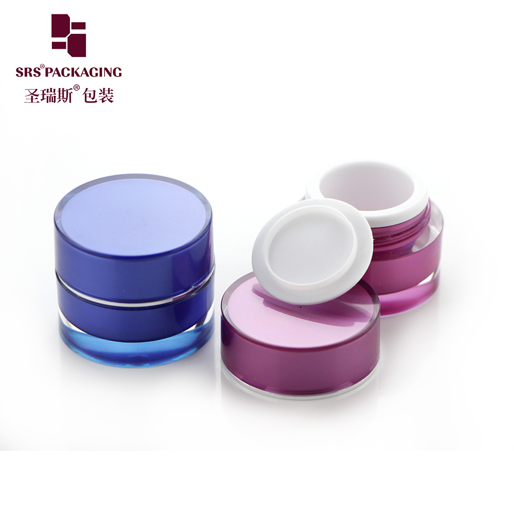 5g 10g 15g 30g 50g 100g 200g round acrylic cream container cosmetic lotion jar