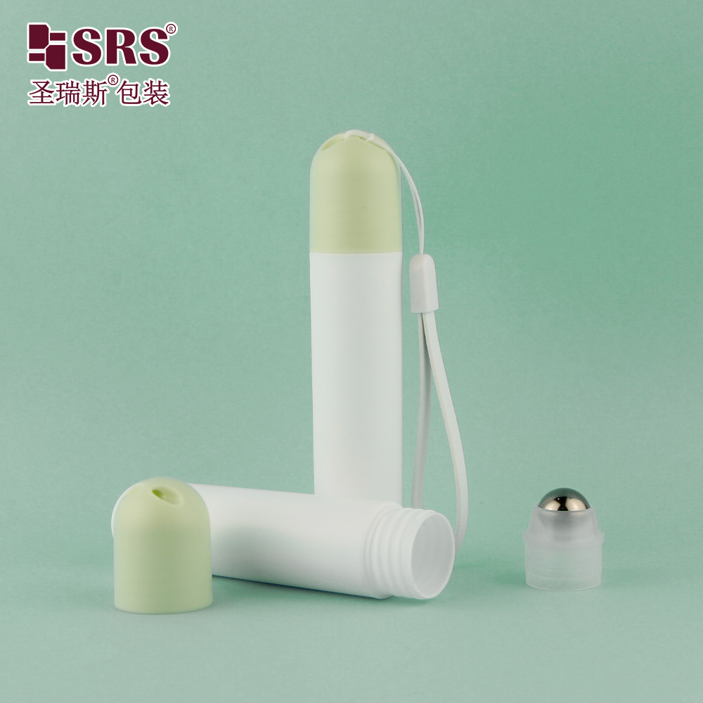 25ml New Arrival Round Top Cap With Rope Empty Customization Deodorant Bottle Roller