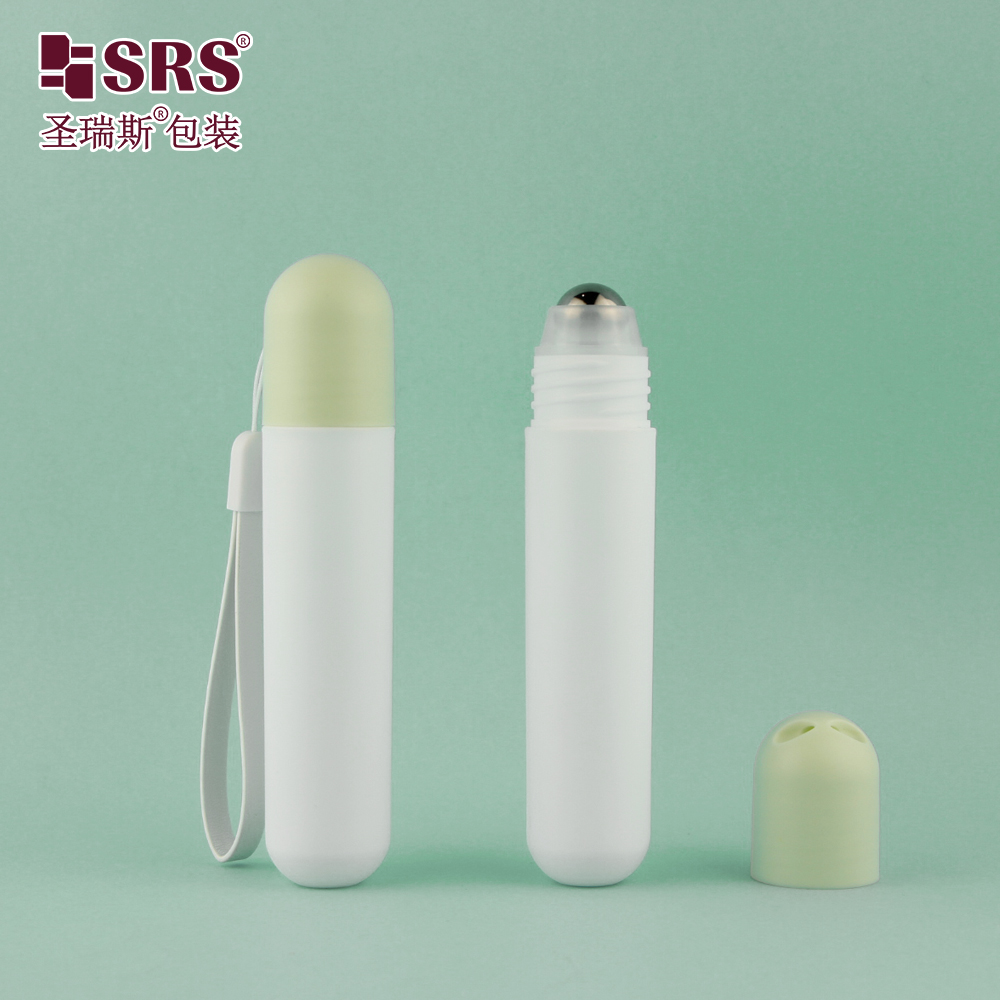 25ml New Arrival Round Top Cap With Rope Empty Customization Deodorant Bottle Roller