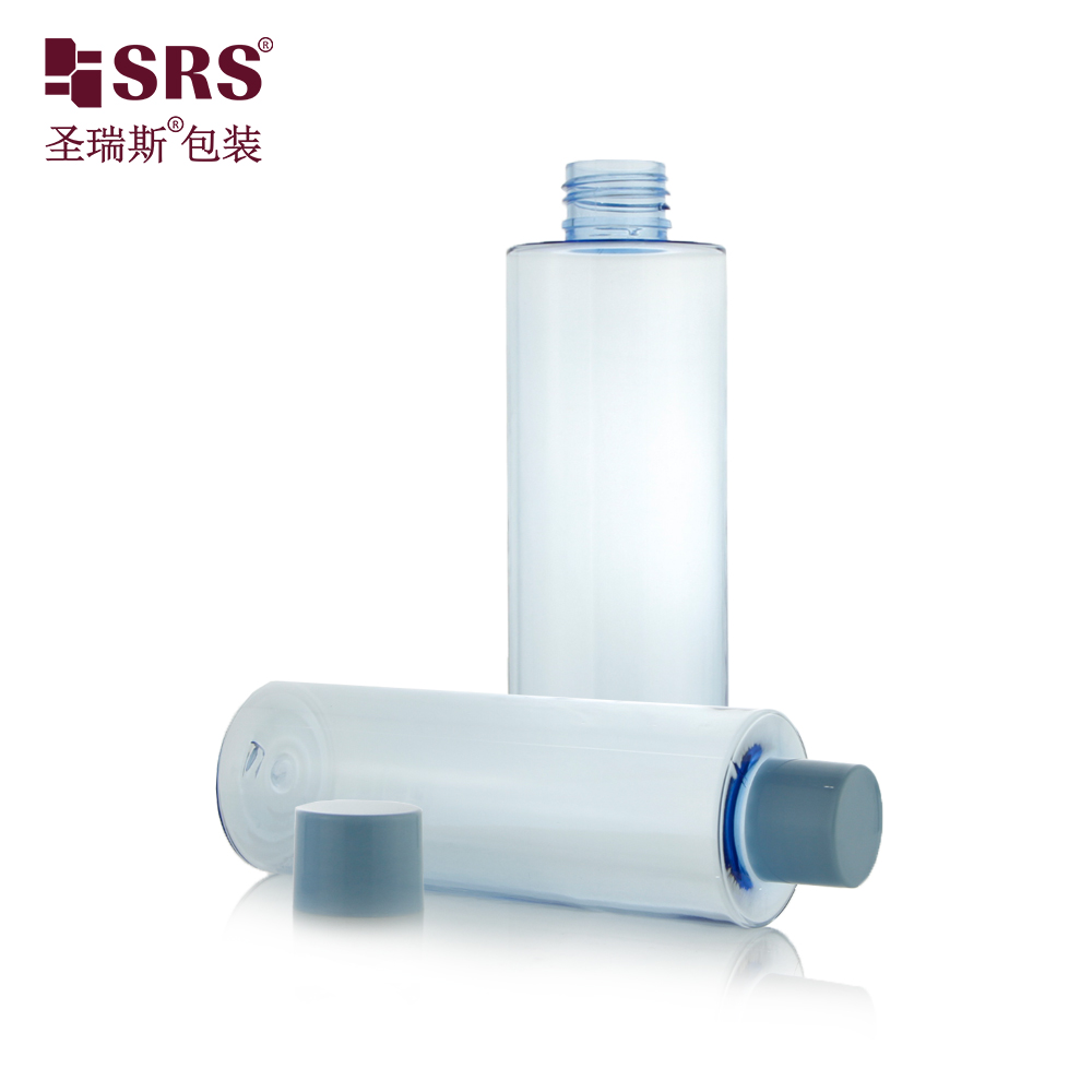 Skincare toner 200ml empty container packaging squeeze bottle pet plastic