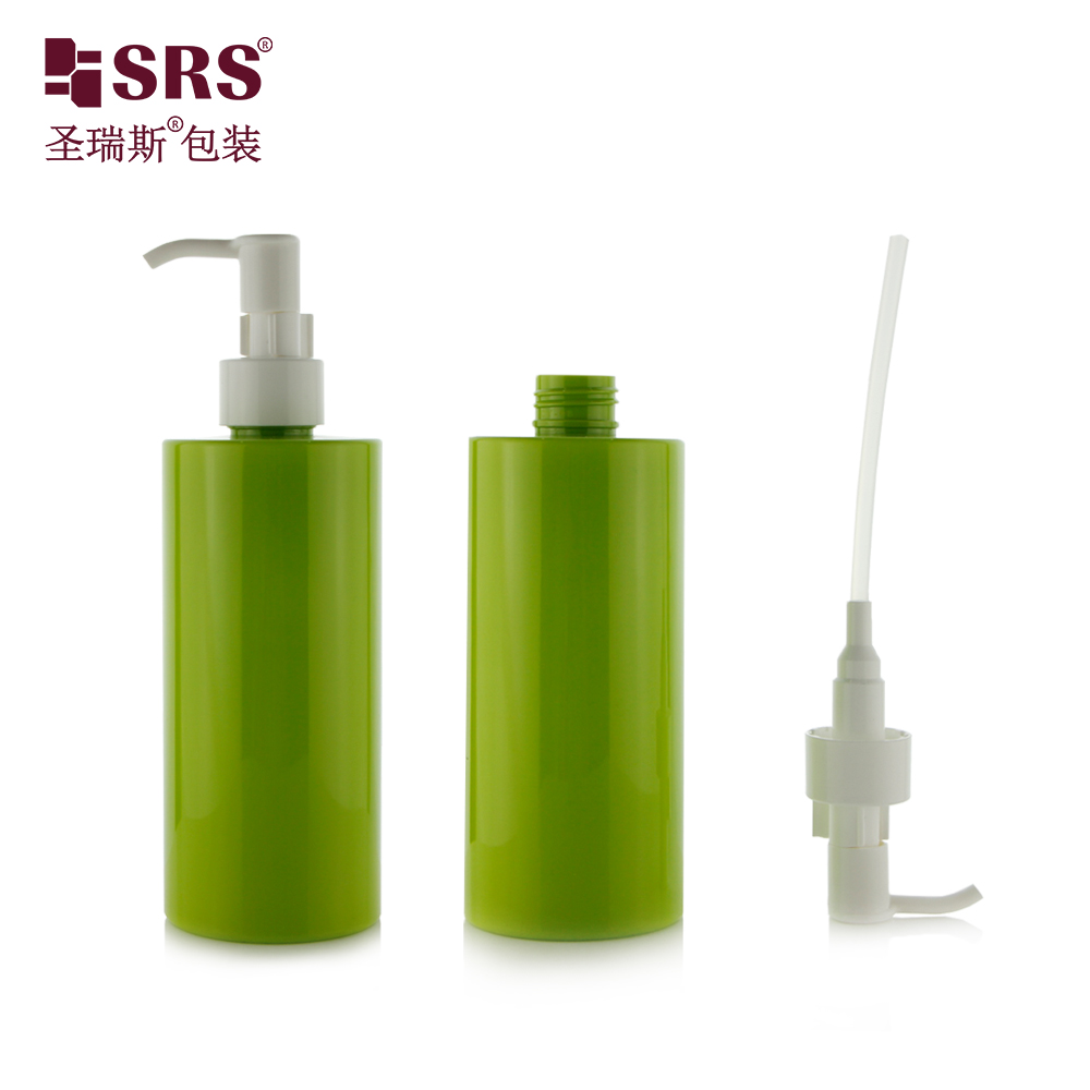300ml Luxury PCR Eco-friendly Material Custom Color Skincare Serum Gel PET Lotion Bottle