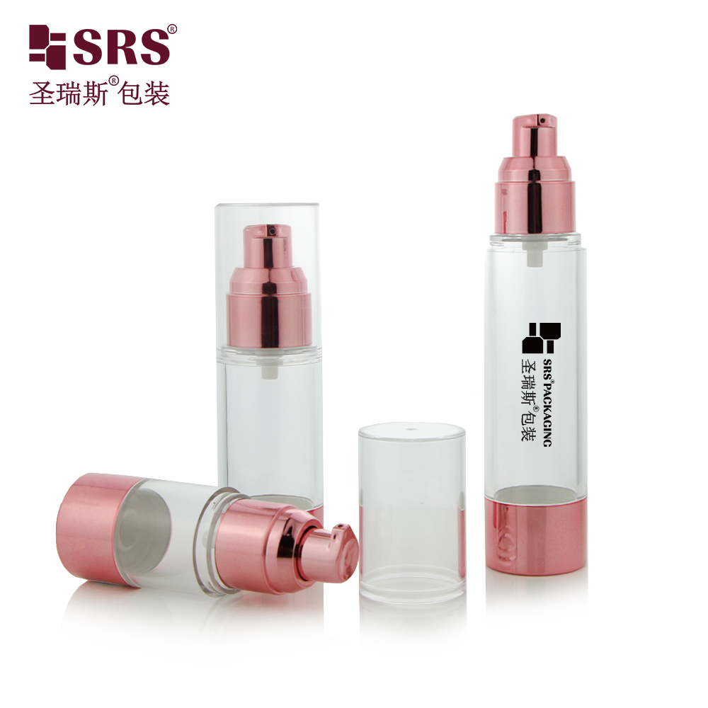 15ml 30ml 40ml 50ml 80ml 100ml 120ml Plastic Empty Cosmetics Airless Pump Bottle