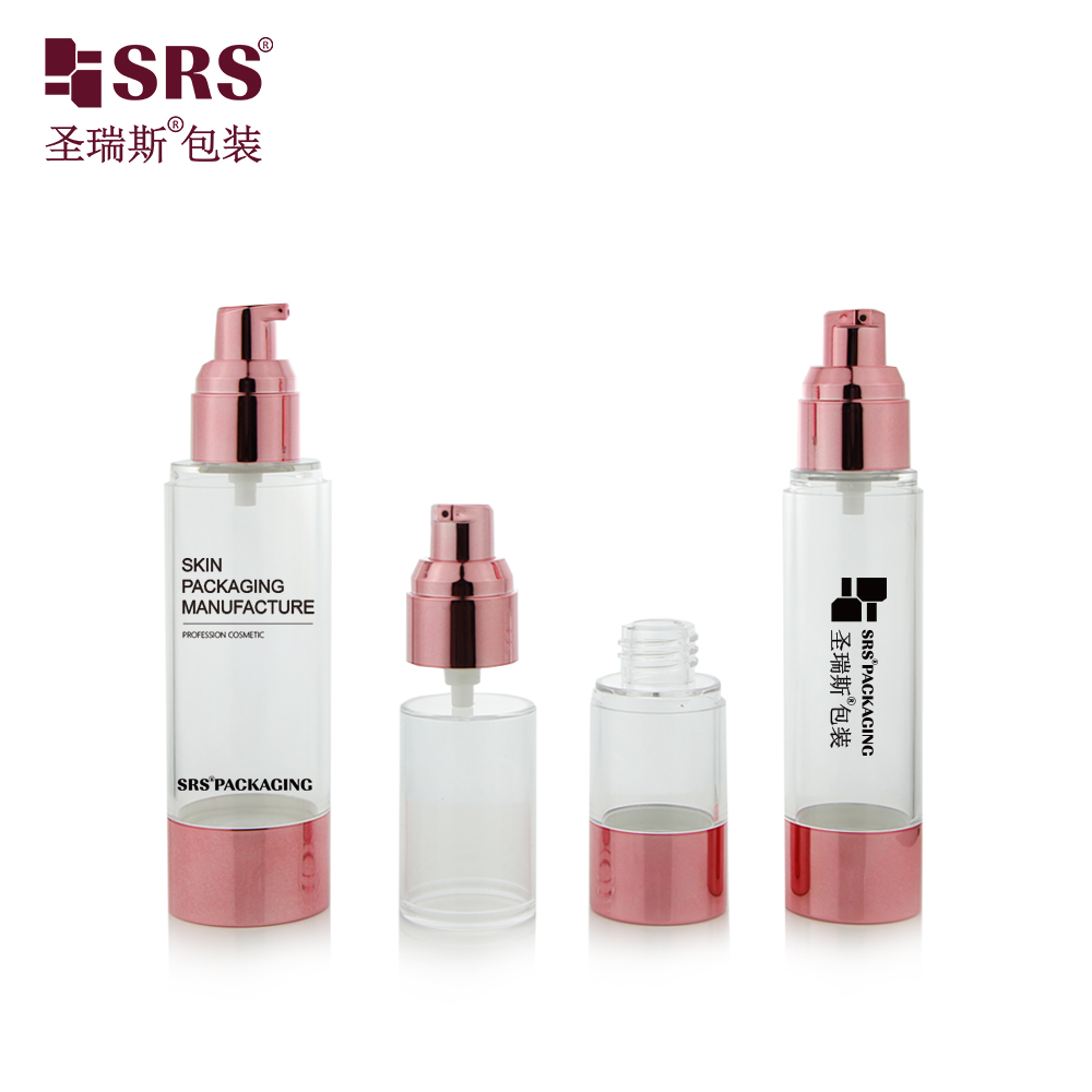 15ml 30ml 40ml 50ml 80ml 100ml 120ml Plastic Empty Cosmetics Airless Pump Bottle