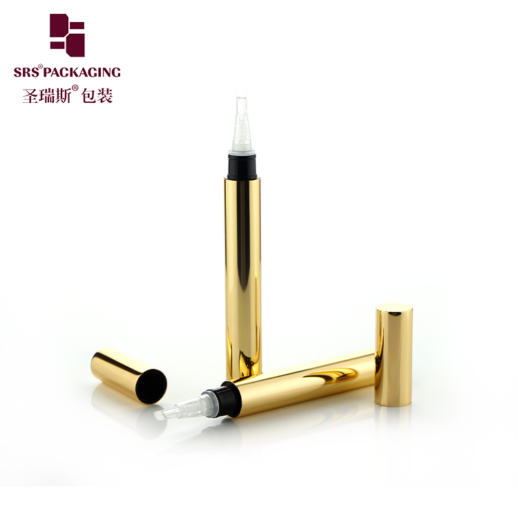 SRS New Design 4ml Aluminum Press Makeup Pen For Nail Care Oil Concealer Hair Growth Liquid