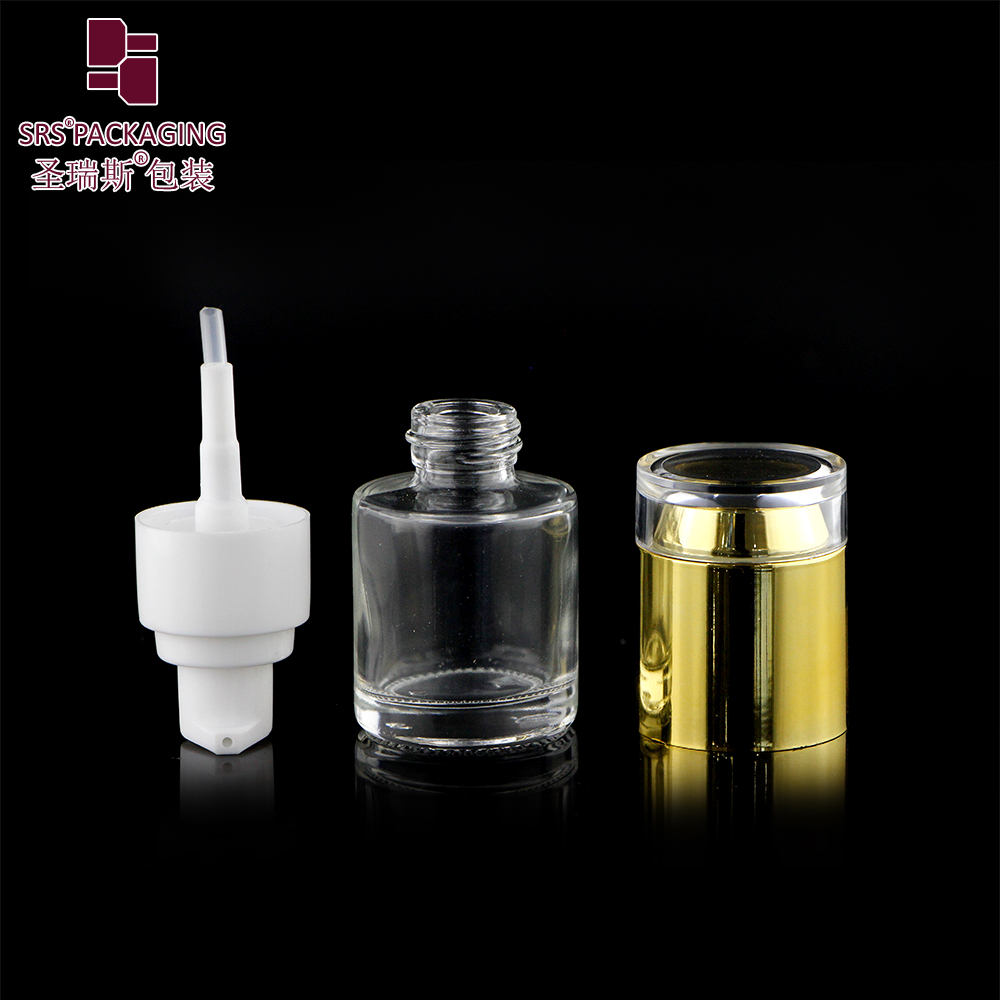 20ml Top Quality Skincare Cosmetic Containers Lotion Cream Serum Essential Oil Glass Bottle container Cosmetic