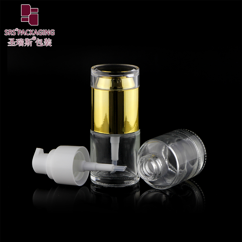 20ml Top Quality Skincare Cosmetic Containers Lotion Cream Serum Essential Oil Glass Bottle container Cosmetic